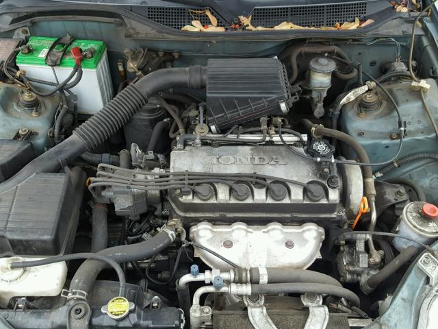 2HGEJ6614YH557511 - 2000 HONDA CIVIC BASE GREEN photo 7