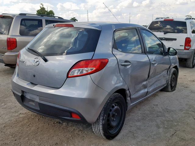 JM1DE1KY2E0176731 - 2014 MAZDA MAZDA2 SPO GRAY photo 4