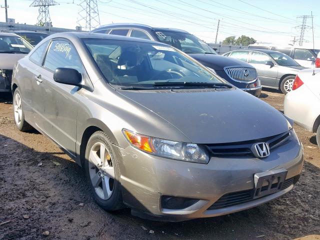 2HGFG12876H517445 - 2006 HONDA CIVIC EX GRAY photo 1