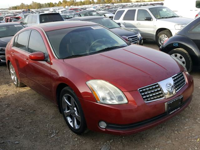 1N4BA41E56C855281 - 2006 NISSAN MAXIMA SE RED photo 1