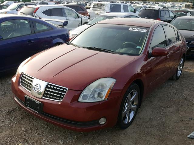 1N4BA41E56C855281 - 2006 NISSAN MAXIMA SE RED photo 2