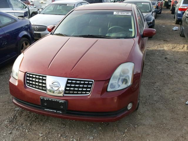 1N4BA41E56C855281 - 2006 NISSAN MAXIMA SE RED photo 9