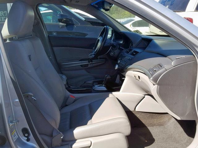 1HGCP26839A059957 - 2009 HONDA ACCORD EXL SILVER photo 5