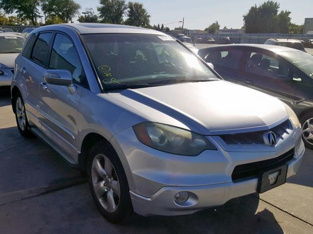 5J8TB18207A000671 - 2007 ACURA RDX SILVER photo 9