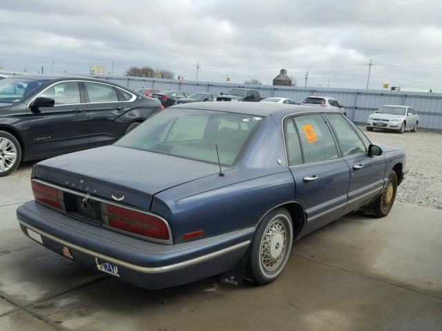 1G4CW52K8TH613833 - 1996 BUICK PARK AVENU BLUE photo 4