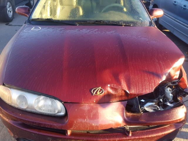 1G3GR64H314128444 - 2001 OLDSMOBILE AURORA BURGUNDY photo 7