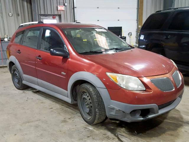 5Y2SL63865Z459587 - 2005 PONTIAC VIBE MAROON photo 1