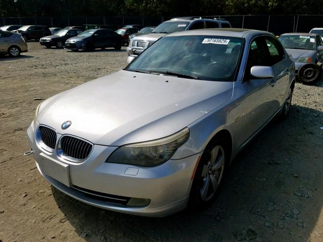 WBANV13598BZ47619 - 2008 BMW 528 XI SILVER photo 2