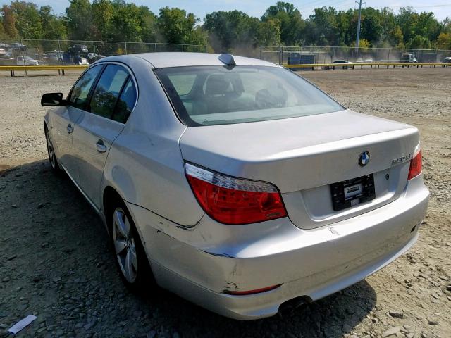 WBANV13598BZ47619 - 2008 BMW 528 XI SILVER photo 3