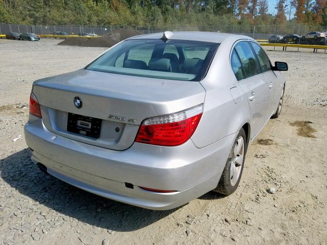 WBANV13598BZ47619 - 2008 BMW 528 XI SILVER photo 4