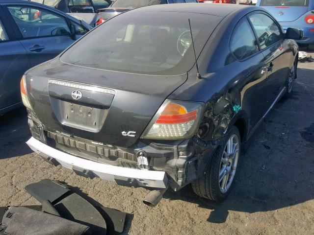 JTKDE167260138539 - 2006 TOYOTA SCION TC შავი ფოტო 4