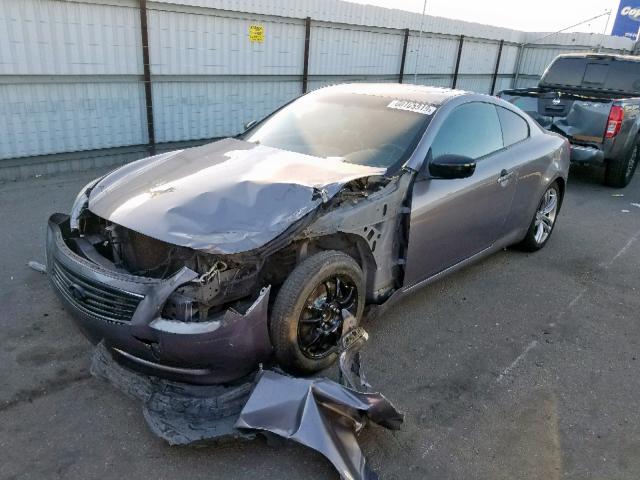 JNKCV64E18M124711 - 2008 INFINITI G37 BASE GRAY photo 2