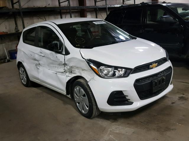 KL8CB6SA8HC803187 - 2017 CHEVROLET SPARK LS WHITE photo 1