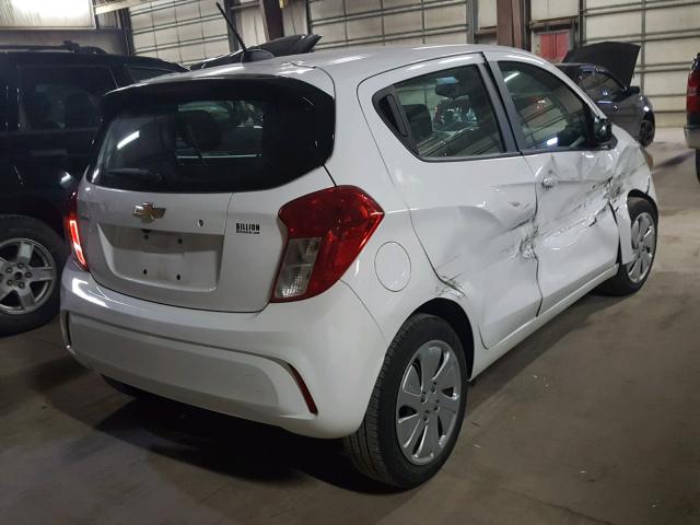 KL8CB6SA8HC803187 - 2017 CHEVROLET SPARK LS WHITE photo 4