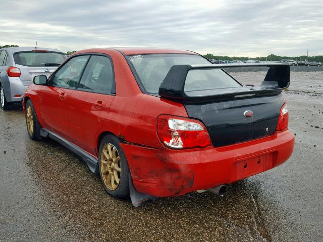 JF1GD29604H518578 - 2004 SUBARU IMPREZA WR RED photo 3