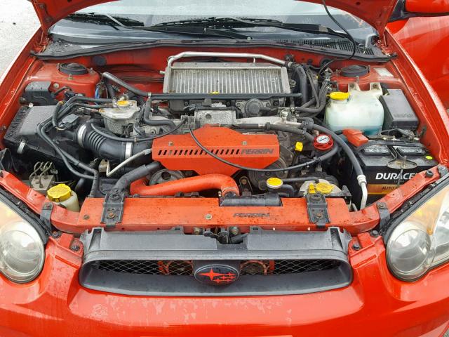 JF1GD29604H518578 - 2004 SUBARU IMPREZA WR RED photo 7