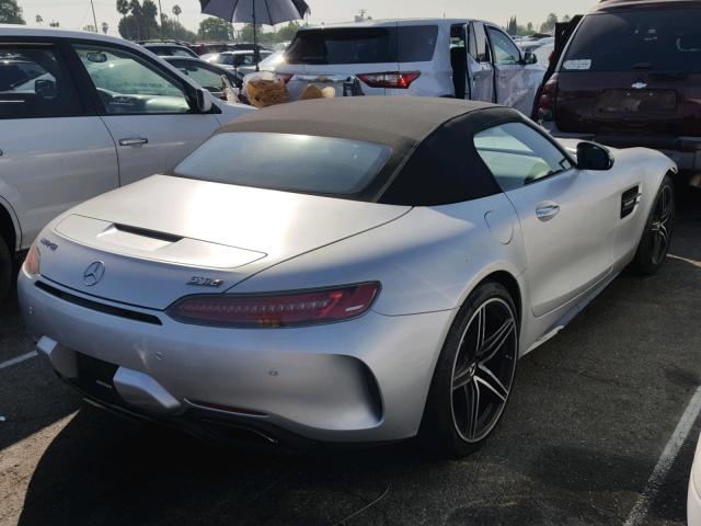 WDDYK8AA5JA014478 - 2018 MERCEDES-BENZ AMG GT C SILVER photo 4