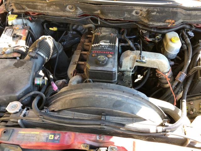 3D7KS26C16G170989 - 2006 DODGE RAM 2500 S BURGUNDY photo 7