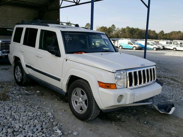 1J8HH48K67C693554 - 2007 JEEP COMMANDER WHITE photo 1