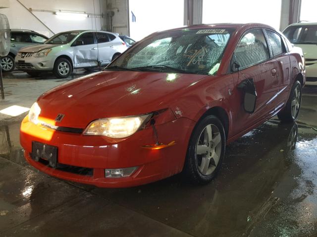 1G8AW15F67Z125039 - 2007 SATURN ION LEVEL RED photo 2
