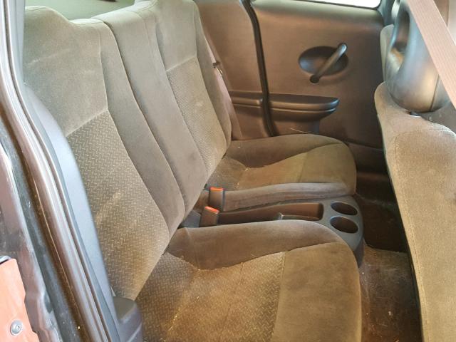 1G8AW15F67Z125039 - 2007 SATURN ION LEVEL RED photo 6