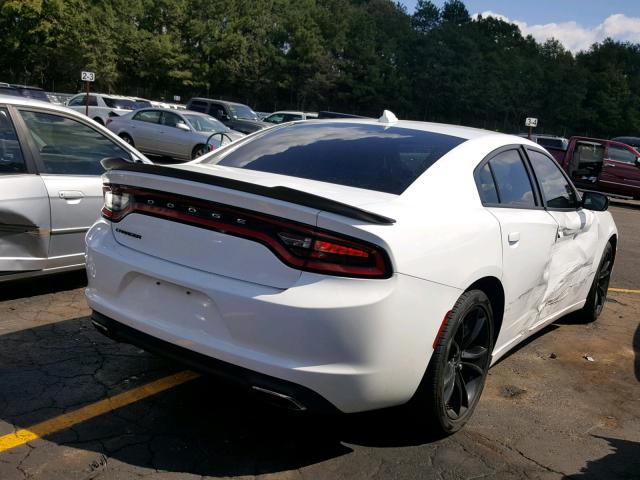 2C3CDXHG8GH331320 - 2016 DODGE CHARGER SX WHITE photo 4