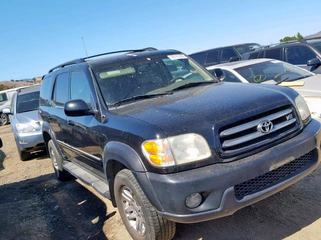 5TDBT48AX3S140918 - 2003 TOYOTA SEQUOIA LI BLACK photo 1