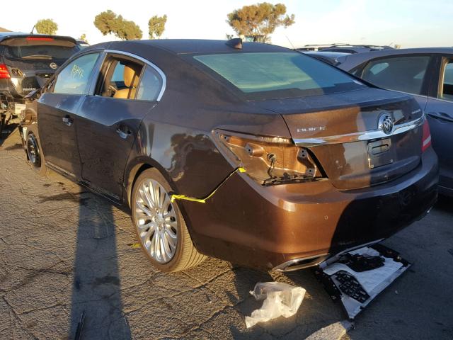 1G4GF5G38FF340122 - 2015 BUICK LACROSSE P BROWN photo 3