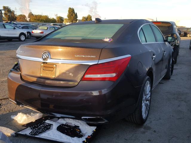 1G4GF5G38FF340122 - 2015 BUICK LACROSSE P BROWN photo 4