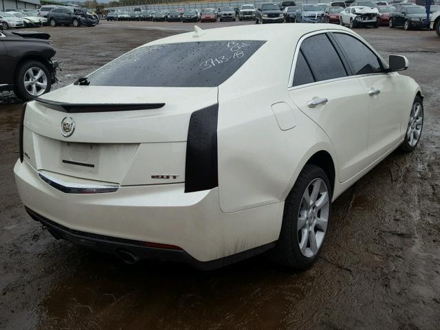 1G6AG5RX3D0174814 - 2013 CADILLAC ATS WHITE photo 4