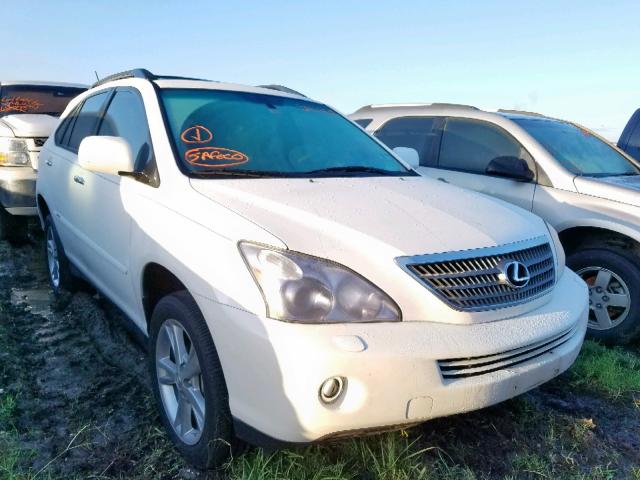 JTJGW31U582850302 - 2008 LEXUS RX 400H WHITE photo 1