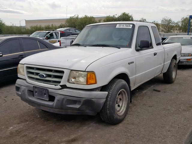 1FTYR14U91PA75204 - 2001 FORD RANGER SUP WHITE photo 2