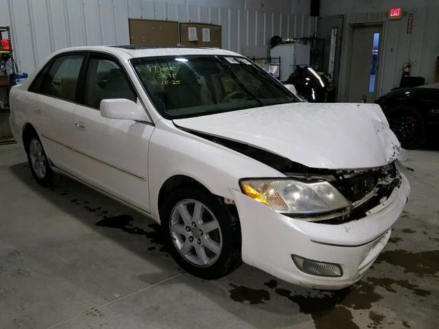 4T1BF28B9YU010633 - 2000 TOYOTA AVALON XL WHITE photo 1