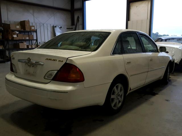 4T1BF28B9YU010633 - 2000 TOYOTA AVALON XL WHITE photo 4