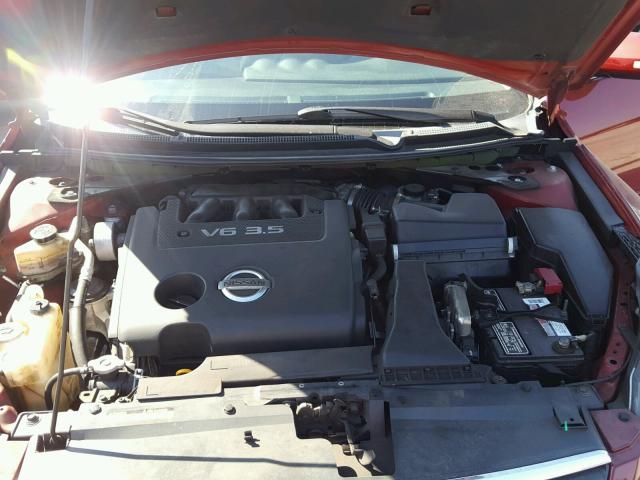 1N4BL21E17N467842 - 2007 NISSAN ALTIMA 3.5 BURGUNDY photo 7