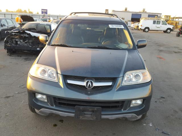 2HNYD18846H534480 - 2006 ACURA MDX TOURIN GREEN photo 9