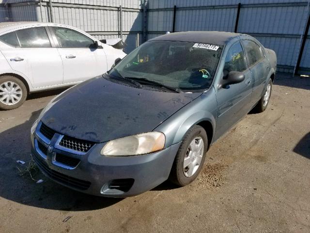 1B3EL46X46N177401 - 2006 DODGE STRATUS SX GREEN photo 2