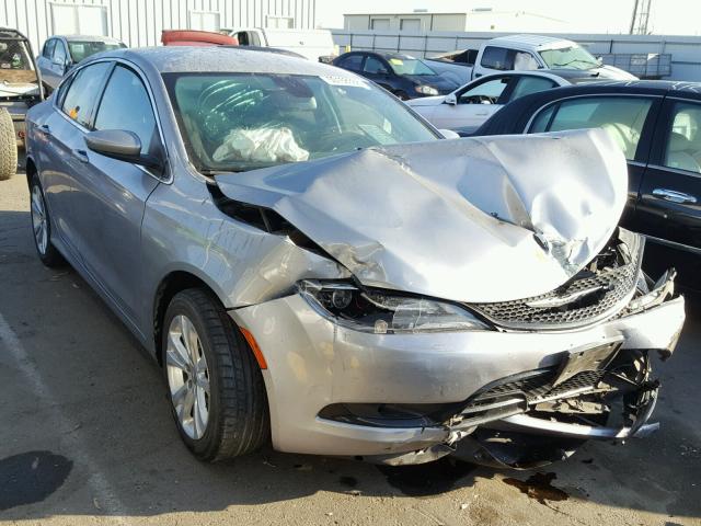 1C3CCCABXFN571761 - 2015 CHRYSLER 200 LIMITE SILVER photo 1