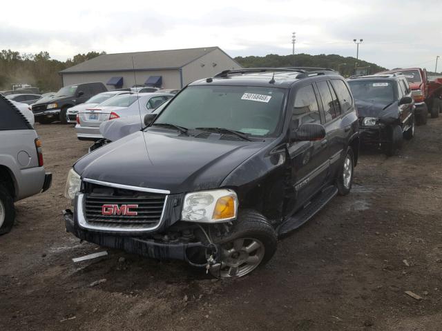 1GKDT13S852186656 - 2005 GMC ENVOY BLACK photo 2