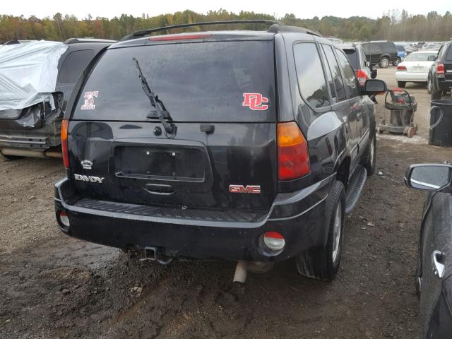 1GKDT13S852186656 - 2005 GMC ENVOY BLACK photo 4