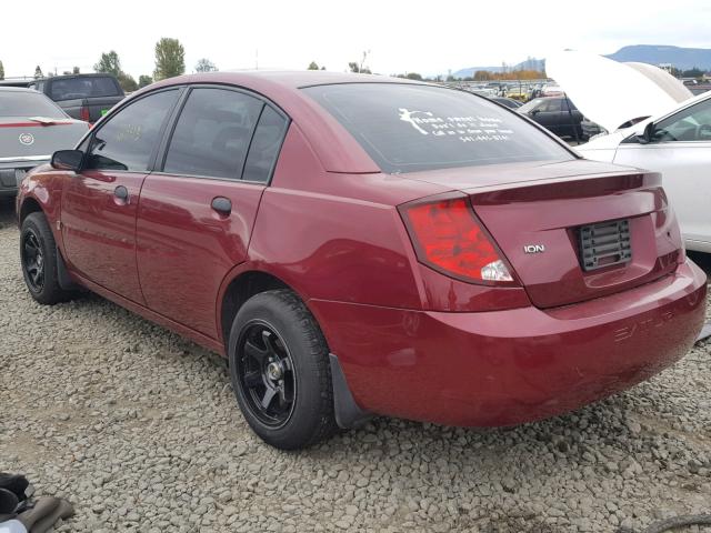 1G8AG52F65Z162422 - 2005 SATURN ION LEVEL MAROON photo 3