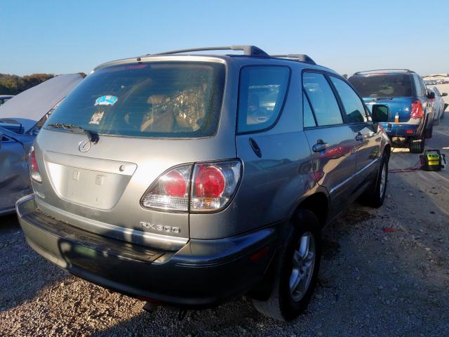 JTJGF10U610110054 - 2001 LEXUS RX 300 GRAY photo 4