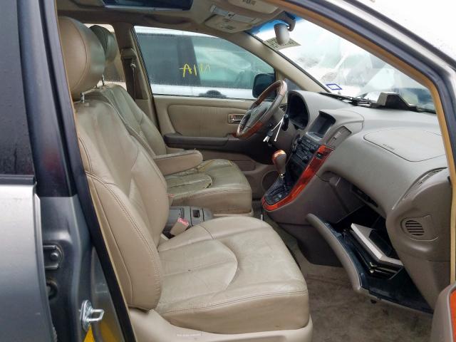 JTJGF10U610110054 - 2001 LEXUS RX 300 GRAY photo 5