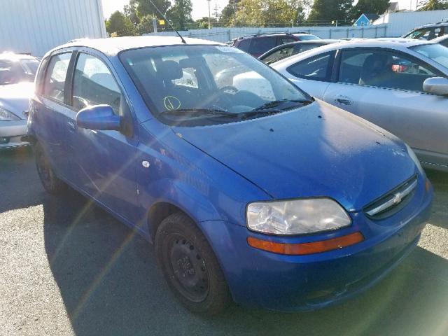 KL1TD66648B270873 - 2008 CHEVROLET AVEO BASE Mavi foto 1