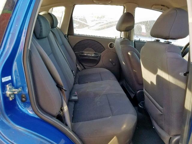 KL1TD66648B270873 - 2008 CHEVROLET AVEO BASE Mavi foto 6
