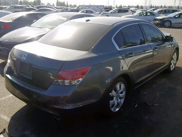 1HGCP2F84AA132533 - 2010 HONDA ACCORD EXL GRAY photo 4