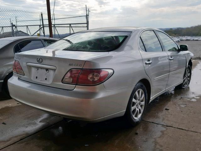 JTHBF30G430119114 - 2003 LEXUS ES 300 SILVER photo 4