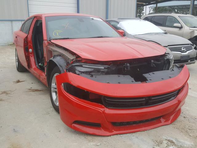 2C3CDXBG7JH186531 - 2018 DODGE CHARGER SX RED photo 1