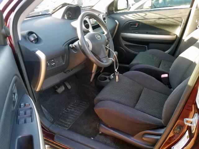 JTKKT624240075512 - 2004 TOYOTA SCION XA BURGUNDY photo 9