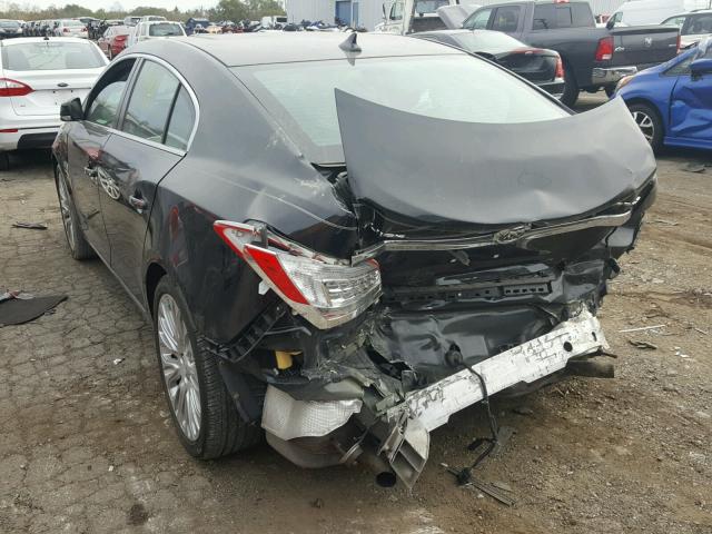 1G4GF5G39EF193971 - 2014 BUICK LACROSSE T CHARCOAL photo 3